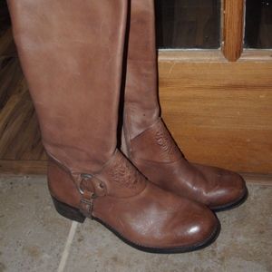 Vince Camuto Brown Leather Boots